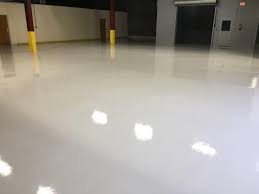 light gray industrial epoxy floor the