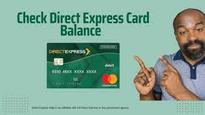balance on my direct express card