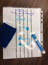 Instead Of Having To Laminate Staff Paper With A Treble Clef Drawn