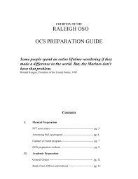 ocs preparation guide