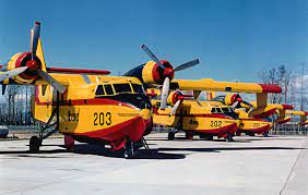 This aircraft has a load of 1,800 litres of water to drop over fires, specifically forest fires. Canadair Cl 215 Wikipedia