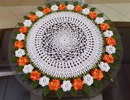 crochet round tablecloth tutorial