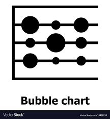 Bubble Chart Icon Simple Style