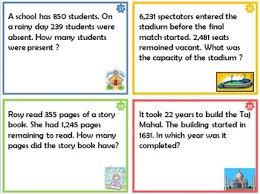 Click on the images to view, download, or print them. Addition Subtraction Word Problems Task Cards Grade 3 4 Distance Learning