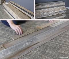 Reclaimed Wood Plank Wall