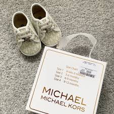 Michael Kors Baby Girl Pram Shoes Used In Original Depop