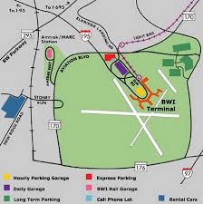 bwi airport parking map jpg