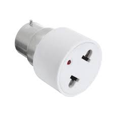B22 Bulb Adapter Light Socket Lamp Holder To Us Plug Converter For Home Fluorescent Lamps