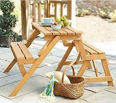 interchangeable picnic table or garden