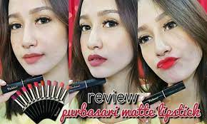 swatches purbasari lipstick color matte