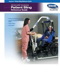 Invacare Patient Sling Reference Guide