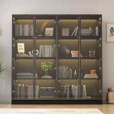 Black Wood 3 Shelf Bookcase Bookshelf
