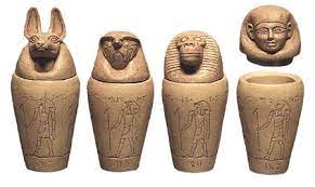 Canopic Jars from Ancient Egypt