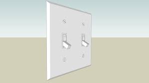 Double Light Switch 3d Warehouse