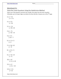 Solve The Linear Equations Using The