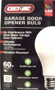 led light bulb for garage door openers