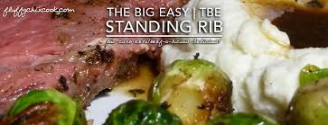 big easy standing rib roast method