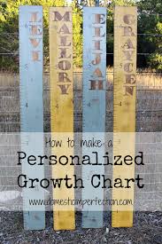 Diy Growth Chart Truths Of A Blessed Life