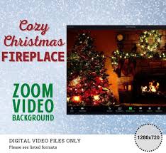 Cozy Fireplace Animated Zoom
