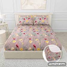 Cotton Fitted Bed Sheet Up To 50