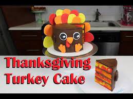 In a large bowl, prepare cake mixes according to package instructions. Thanksgiving Turkey Cake Chelsweets Youtube