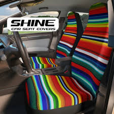 Mexican Blanket Print Car Seat Covers