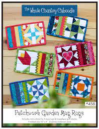 patchwork garden mug rugs 730629908325