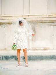 The style of short dresses tends to be a good fit with outdoor, beach, and more casual weddings for brides who want to wear white, bridal gown with a skirt that falls above the knee. How Real Brides Wore Short Wedding Dresses Martha Stewart