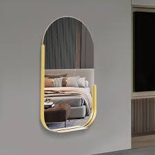 Modern Arch Gold Wall Mirror Decor