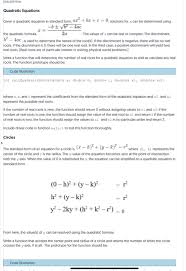 Quadratic Equations Given A Quadratic