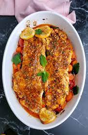 baked red snapper with garlic and herbs