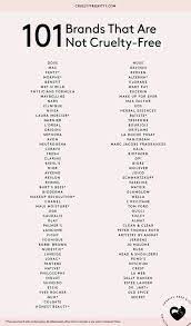 101 beauty brands that are not