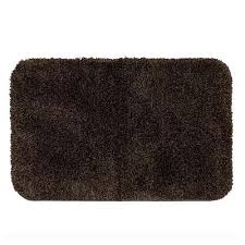 ultimate mingled bath rug dark brown