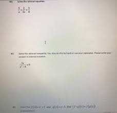 Solved 1 X² 9 Rational Function F X