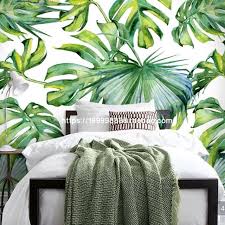 indoor jungalow leaf wallpaper