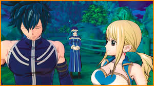 Love Triangle Between Lucy , Gray and Juvia | Fairy Tail Game PS4 - YouTube