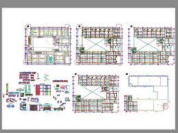 hospital in autocad cad free