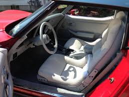 1982 Silver Gray Leather Seat Covers