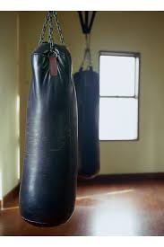 punching bag using a carabiner