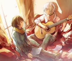 Anime guitar lessons are waiting for you. Mage Guitar Lesson Duet By Yukihomu On Deviantart