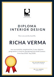 interior design course with diploma