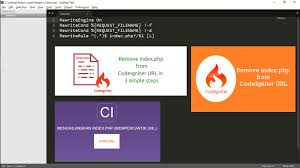 menghilangkan index php pada url