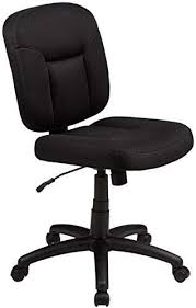 Custom + make it your own. Amazon Com Amazonbasics Upholstered Low Back Adjustable Swivel Office Desk Chair Black Furniture Decor