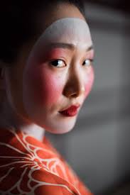 geisha makeup free stock photo