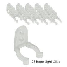 1 2 Rope Light Plastic Mounting Clips Gr 2wr Mc Bag Of 25 Light Bulb Surplus