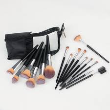 makeup brush set with bag 16pcs a1