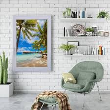 Beach Fake Window 3d Effect View Wall