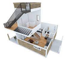 story house with rooftop deck