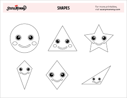 Such coloring pages will be good for kids since early years. Free Shapes Coloring Pages For Some Well Rounded Fun