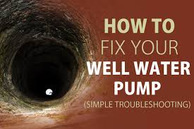 how to fix your well water pump simple